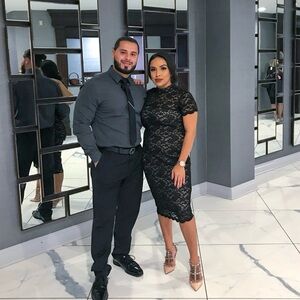 Black lace sparkle dress | Formal